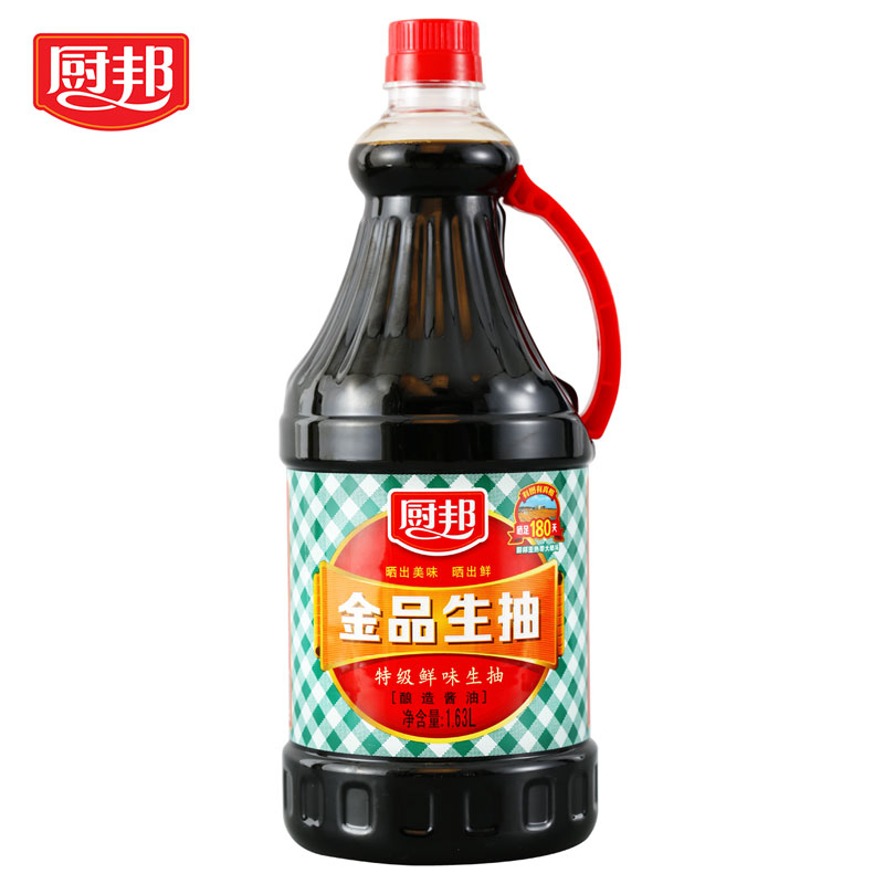 廚邦金品生抽1.63L