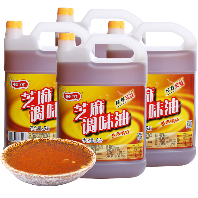 頓可芝麻調味油5L